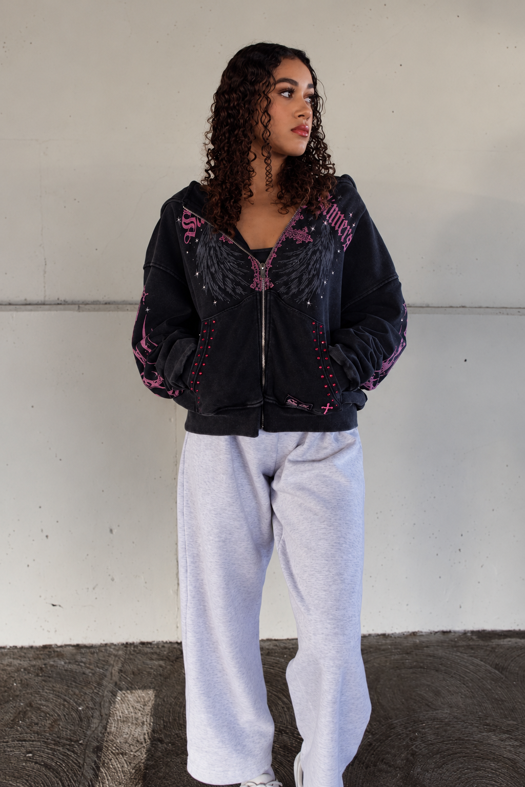 LOST SOULS ZIP HOODIE